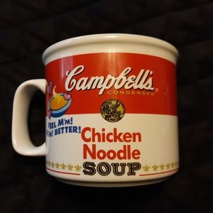 Two Campbell's Vintage 1997 and 1998 Soup Bowls with Handles